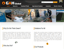Tablet Screenshot of gah-global.com